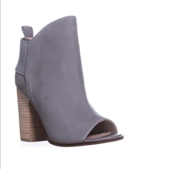 Kelsi Dagger Grey Open Toe Ankle boot - Picture 1 of 4